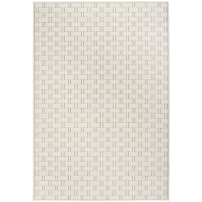 Nourison Nordic Indoor only Grey Geometric Area Rug