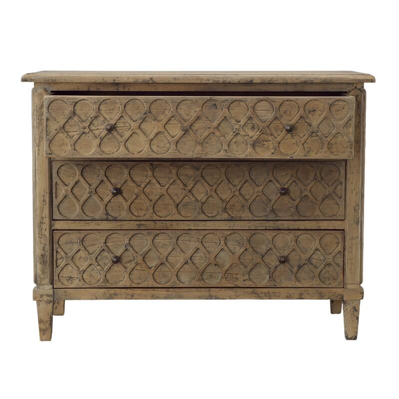 Roseville 3-Drawer Storage Wood Chest