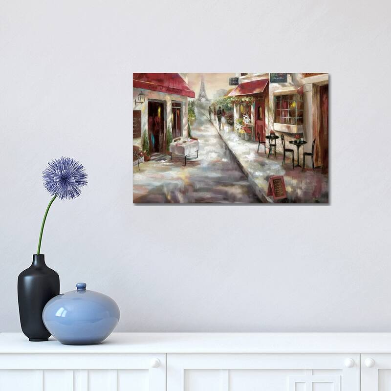 iCanvas "Parisian Cafe" by Nan Canvas Print - 12x18x1.5