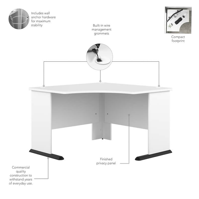 Studio A 48W Corner Computer Desk by Bush Business Furniture
