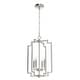 preview thumbnail 3 of 8, Hunter Zoanne 4-Light Modern Pendant Hanging Light - Island, Entry, Dining - Geometric, Contemporary, Candle, Transitional