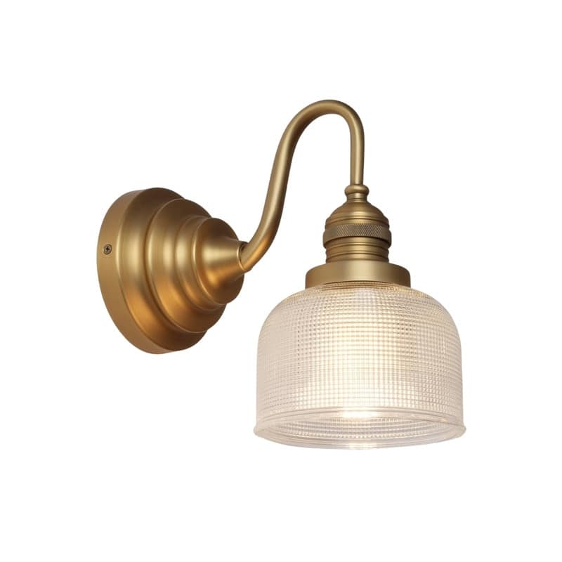 Vanity bulb light gold bathroom light glass, metal wall light