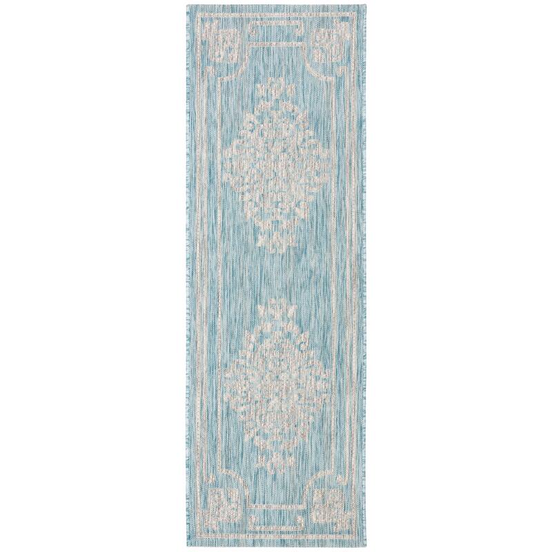 SAFAVIEH Courtyard Torlaug Indoor/ Outdoor Waterproof Patio Backyard Rug