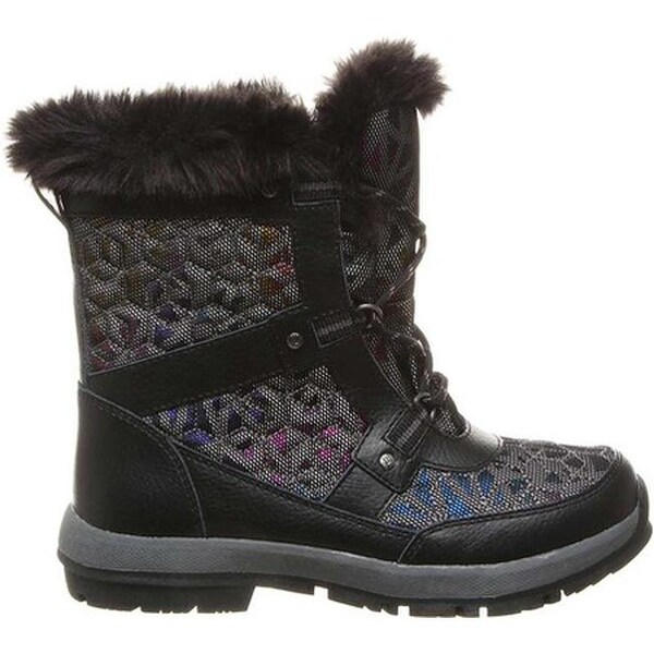 girls black waterproof boots