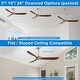 preview thumbnail 2 of 3, Sofucor 52''/60" Large Ceiling Fan without Lights, Remote Control and Reversible Motor Included, Smart Optinal