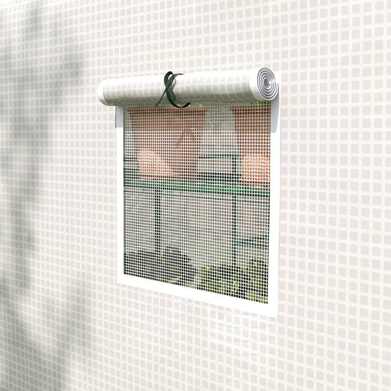 Outsunny 4.6' x 4.7' Portable Greenhouse Small Outdoor Greenhouse - Overall Dimensions: 55" W x 56.25" D x 74.75" H