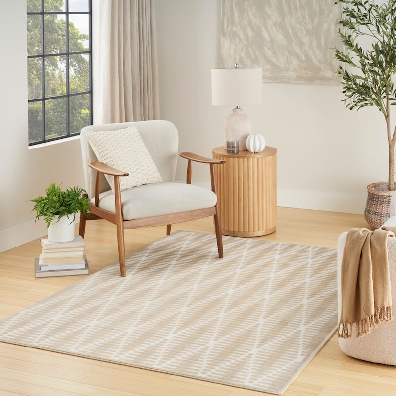 Nourison Casual Indoor only Diamond Area Rug