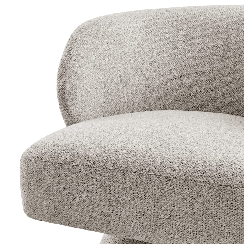 NPD Furniture Jacinta Chenille Swivel Accent Chair