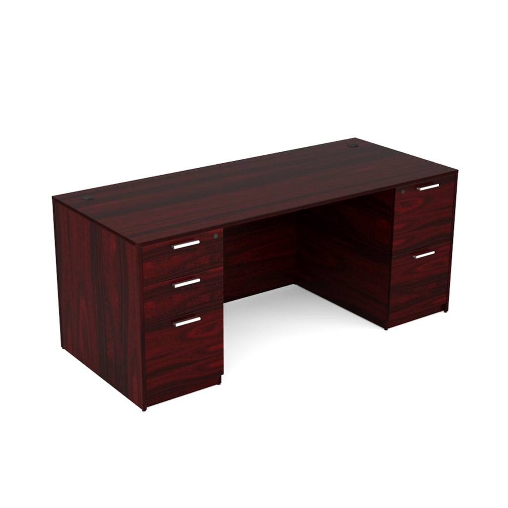 Kai 30x60 Executive Home Office Desk w/ Double Drawers