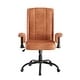 preview thumbnail 9 of 16, Pu Leather Home Office Desk Chair, Adjustable Desk Chair Office Chair Computer Chair Ergonomic Mid Back with 360°Swivel