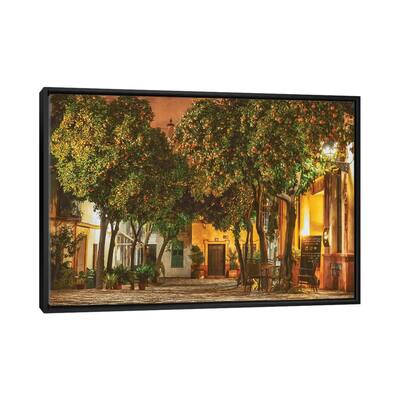iCanvas "Night in Sevilla" by Lars van de Goor Framed