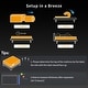 preview thumbnail 8 of 11, SweDrea 10 in. Medium Cool Gel Memory Foam Mattress with CertiPUR-US, SGS and OEKO-TEX