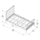 preview thumbnail 11 of 36, Max and Lily Jenny Twin Spindle Platform Bed
