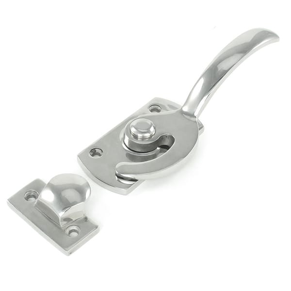 Unique Bargains Screws Fixed Left Hand Driving Metal Pull Handle Latch