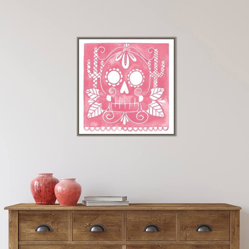 Amanti Art Dia de Fiesta IV Framed Canvas Wall Art