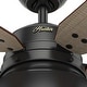 preview thumbnail 7 of 23, Hunter 52" Mill Valley Outdoor Ceiling Fan with LED Light Kit and Pull Chain - Farmhouse, Industrial, Rustic - DAMP RATED!