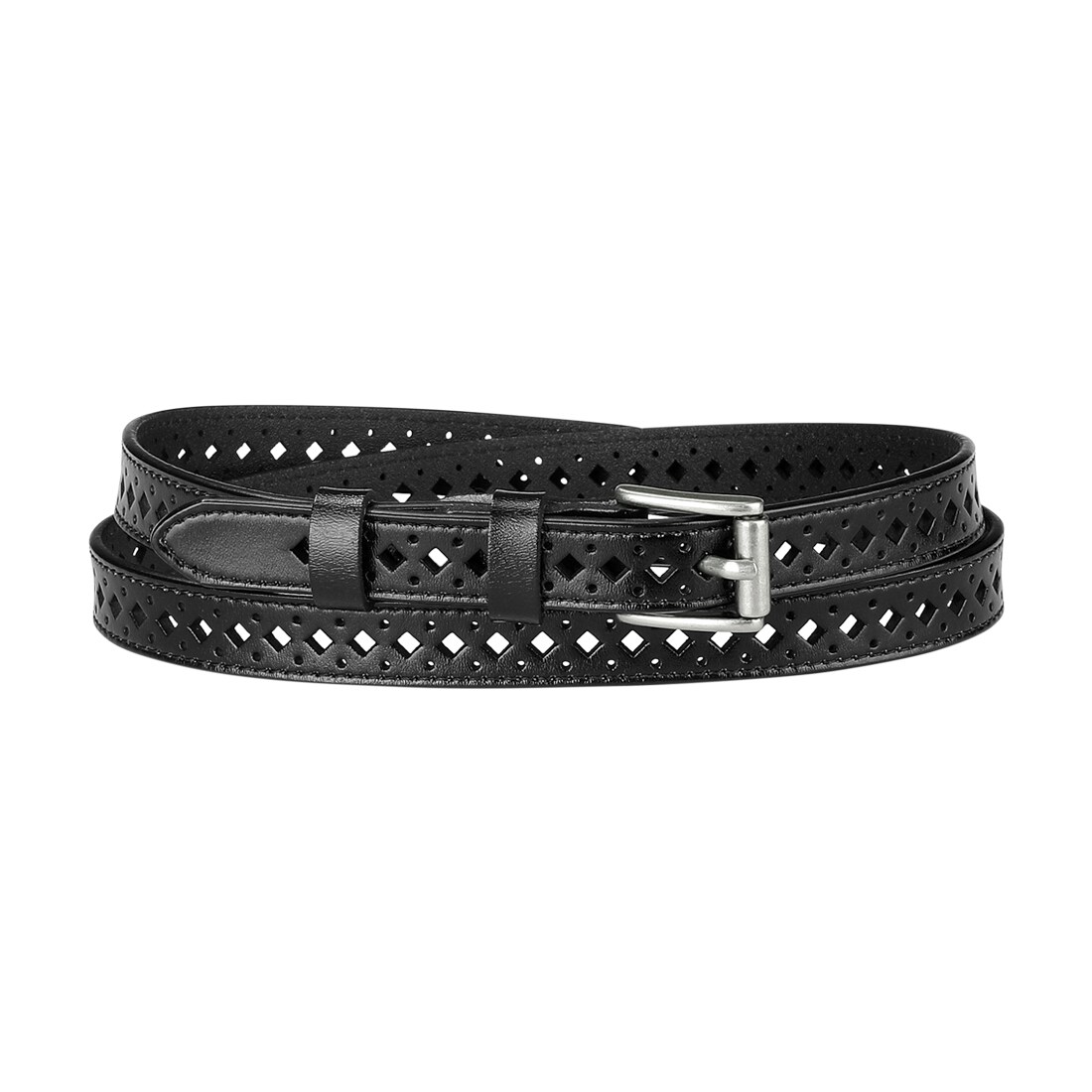 women's thin leather belt