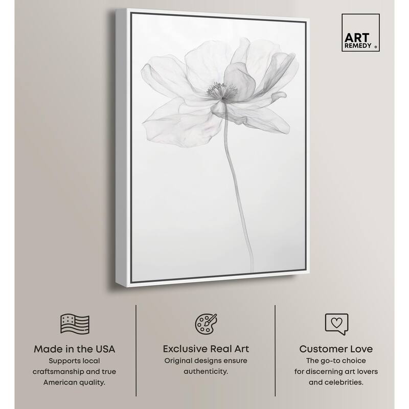 Fragile Beauty I Canvas by Art Remedy