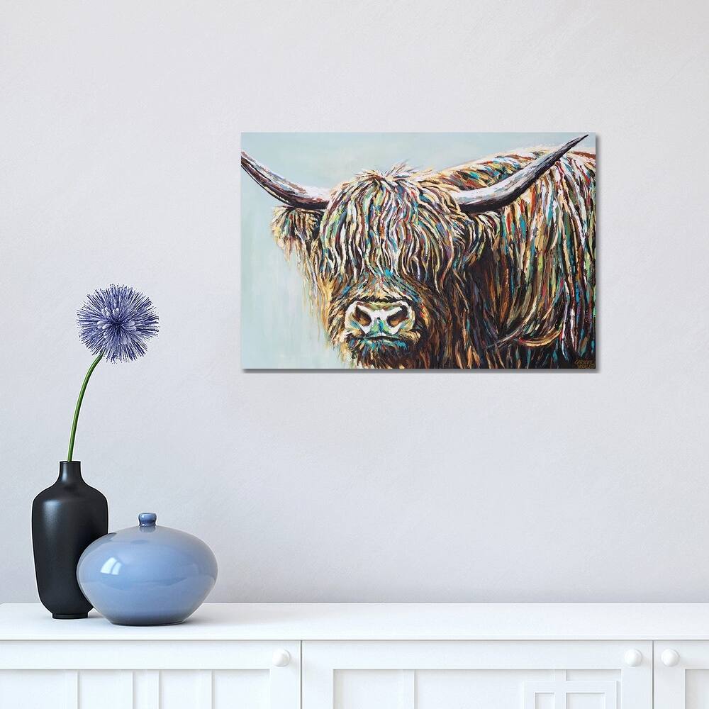 iCanvas "Woolly Highland I" by Carolee Vitaletti Canvas Print