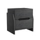 preview thumbnail 2 of 6, Darby 2- Drawer Solid Wood Nightstand with Power Midnight Blue Finish
