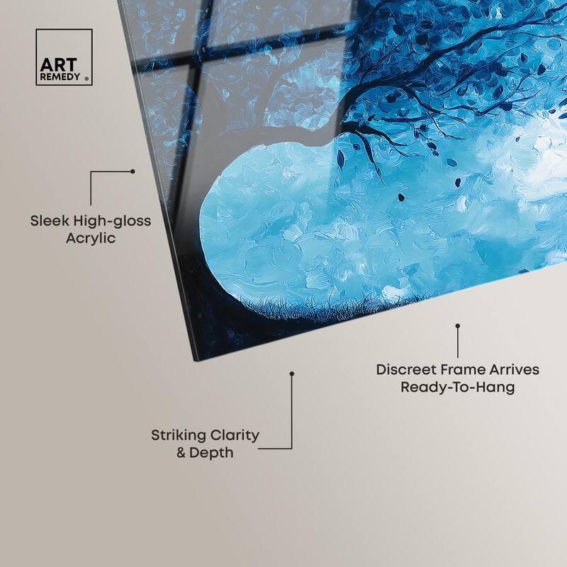 Fire and Ice Tree II Acrylic by Art Remedy, Ready to Hang