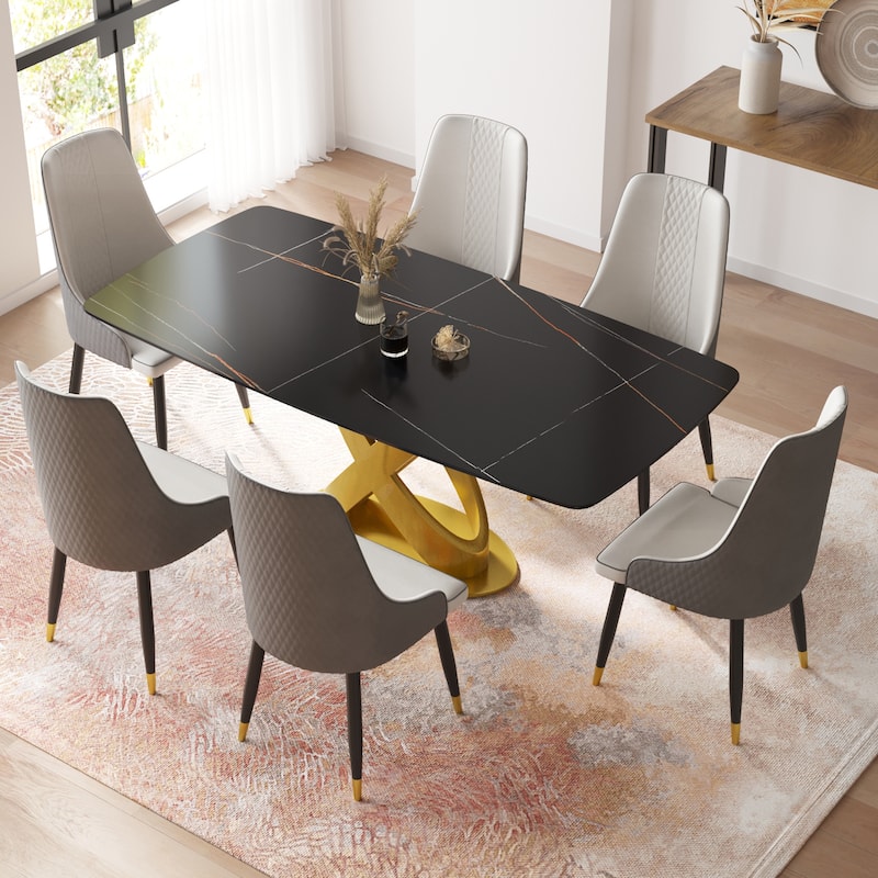 Modern Dining Table - 70.87 inch - Black