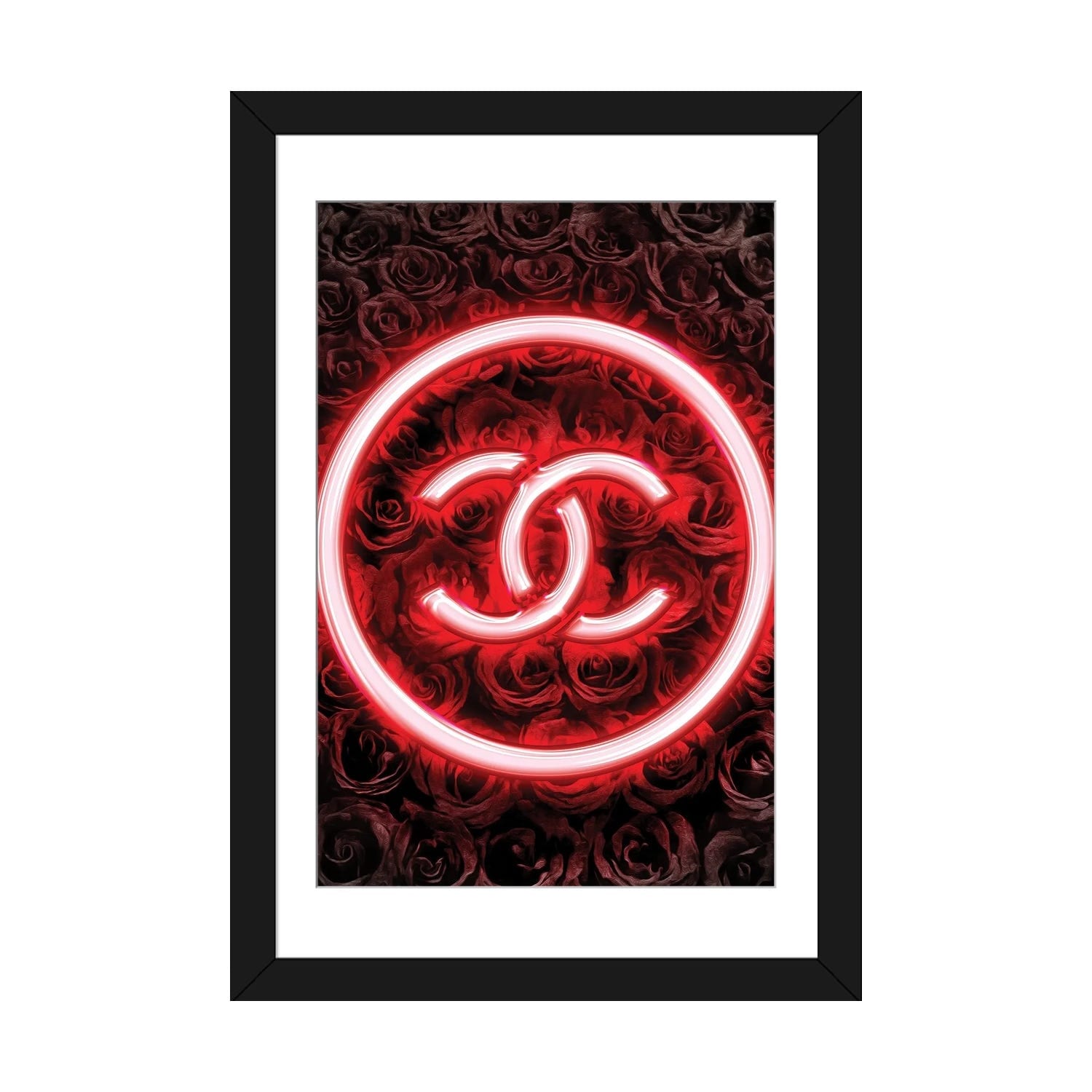 iCanvas Chanel Neon Sign by Frank Amoruso - Bed Bath & Beyond