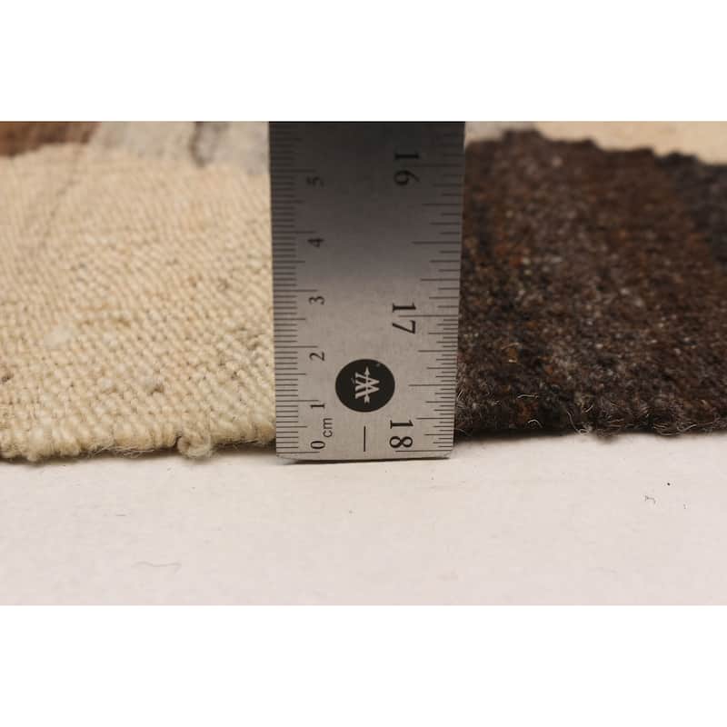 Sivas Brown Kilim 6'8" x 9'9" - 6'8 x 9'9