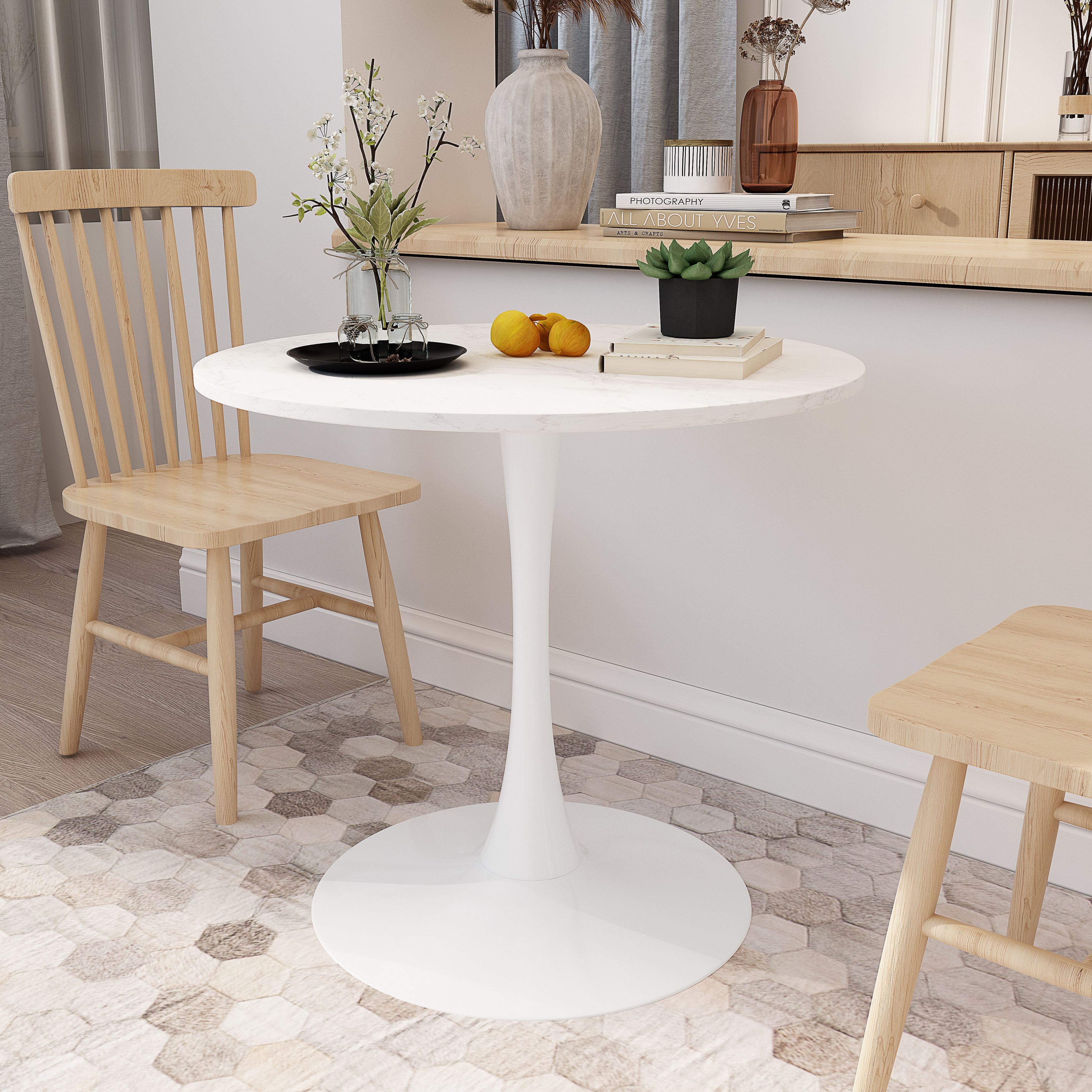 32 Modern Round Dining Table Marble