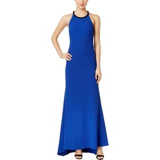 Calvin Klein Dresses For Less Calvin Klein Womens Formal Dress Embellished Halter