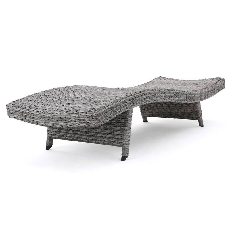 Crete Wicker Chaise Lounge