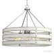 preview thumbnail 7 of 5, Luxury Modern Farmhouse Pendant Light, 22.75"H x 27.75"W, with Rustic Style, Galvanized Steel Finish by Urban Ambiance