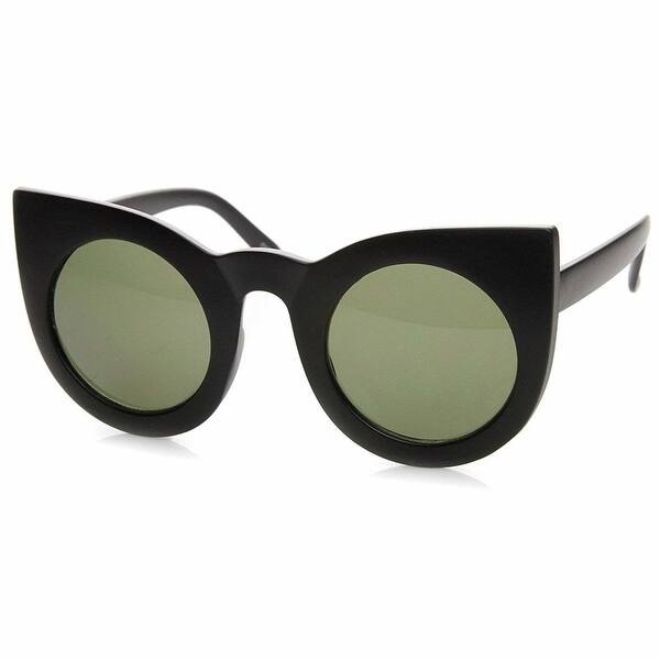 Shop 70s Womens Large Oversized Retro Vintage Cat Eye Sunglasses