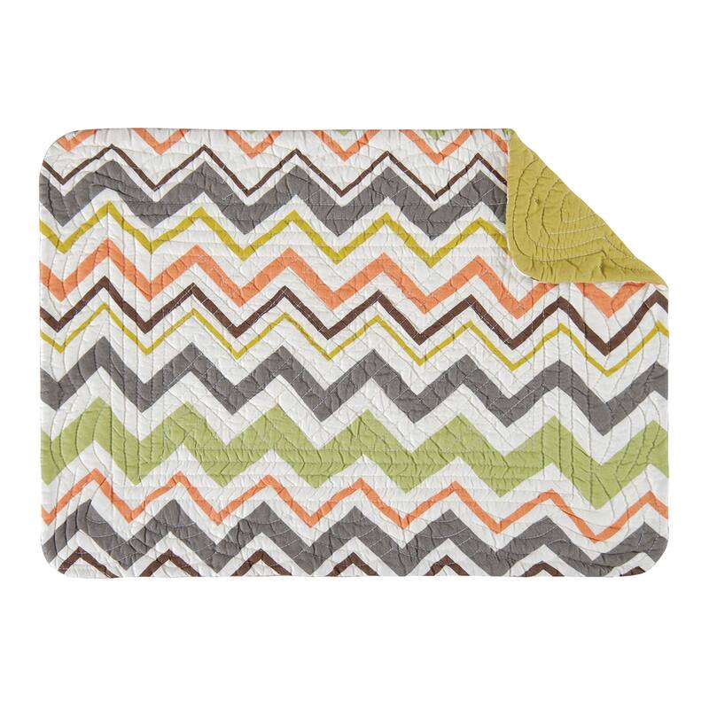 Tazzo Cotton Reversible Placemat Set of 4 Quilt - Set of 4