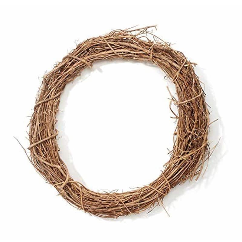 Natural Grapevine Decorative Wreath - 18-inch