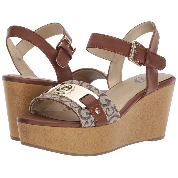 g by guess danna platform wedge sandals