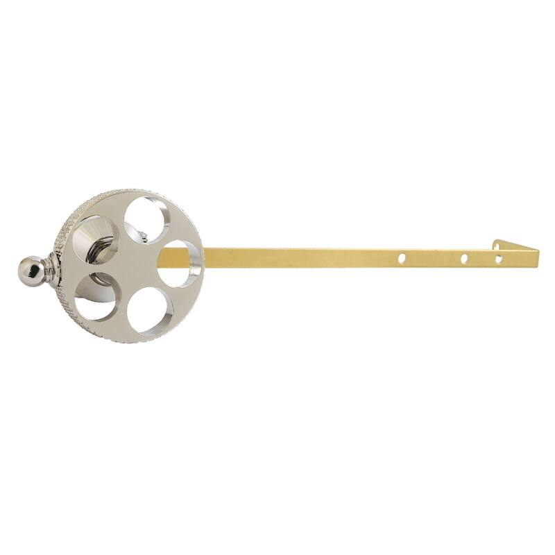 Kinston Brass Universal Front or Side Mount Toilet Tank Lever with Knurled Handle - Polished Nickel