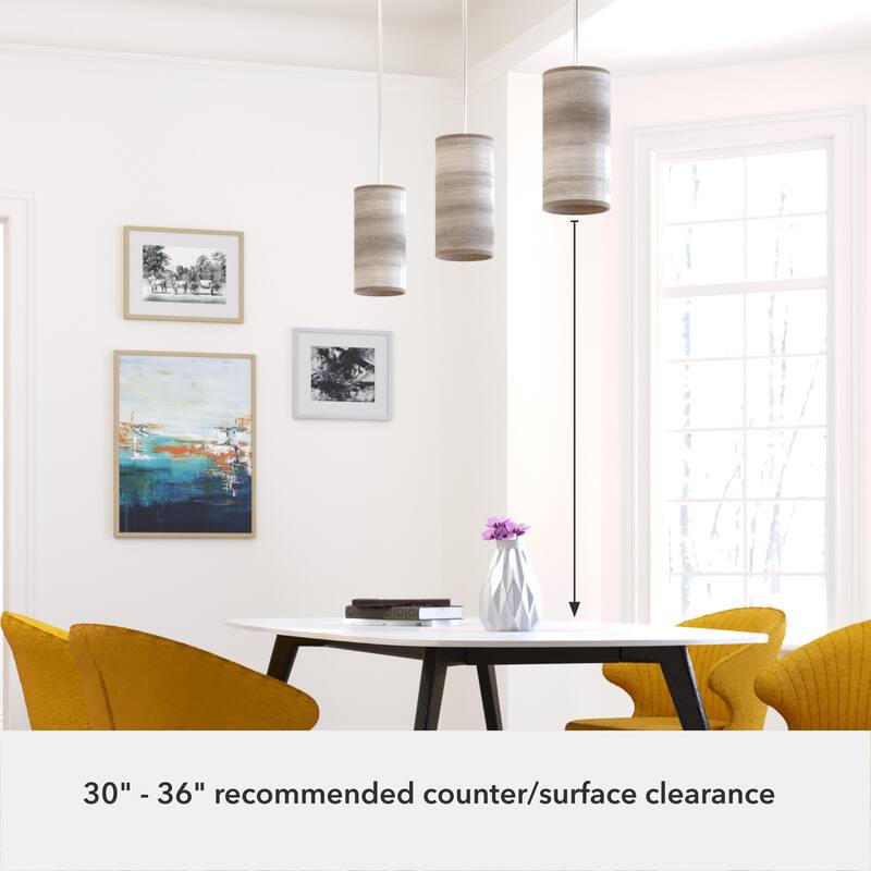 Hunter Solhaven Drum Pendant Light