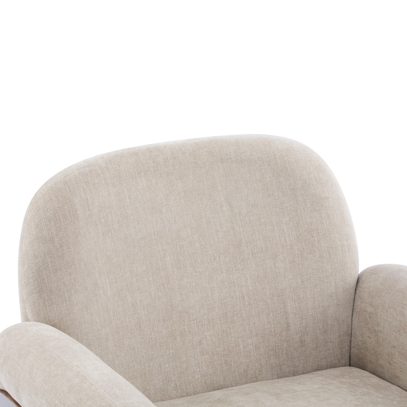Christopher Knight Home -Daniel Solid Wood And Fabric Armchair