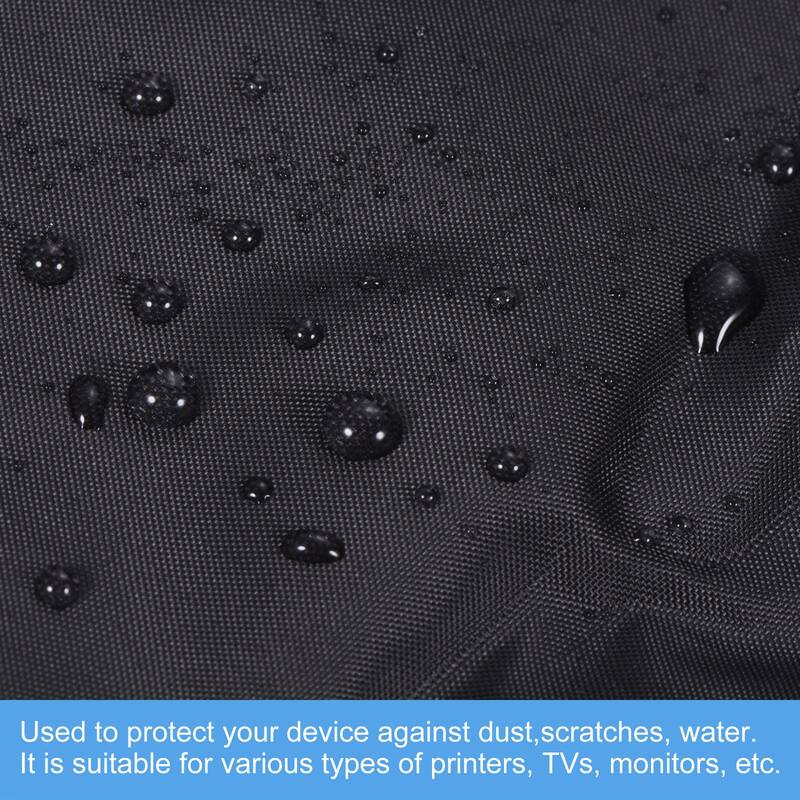 Universal Printer Dust Cover 17.7x17.7x11.8 Inch Oxford Fabric Antistatic Black