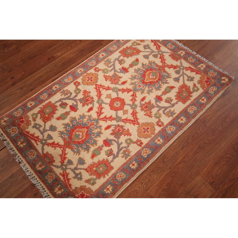 Kazak Oriental Accent Rug Handmade Wool Carpet - 2'0" x 3'0"