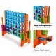 preview thumbnail 7 of 10, Costway Jumbo 4-to-Score 4 in A Row Giant Game Set Indoor Outdoor Kids
