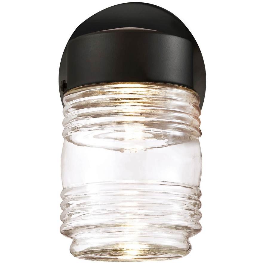 Design House Jelly Jar Single LED Light 5 Wide Outdoor Wall Sconce Bed Bath Beyond 38057286