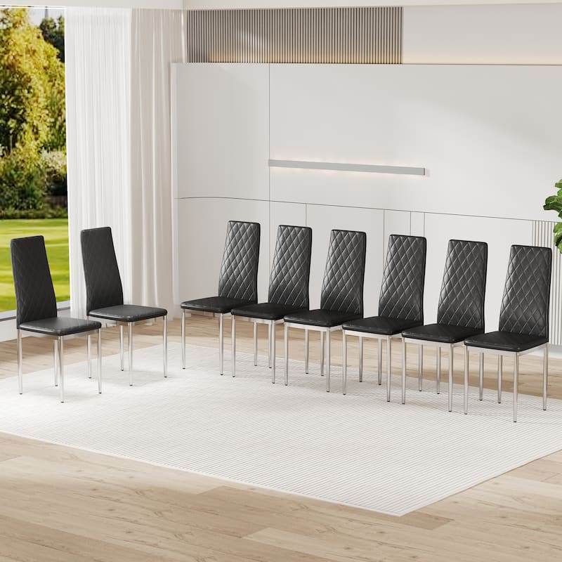 Upholstery Dining Chairs Set of 8