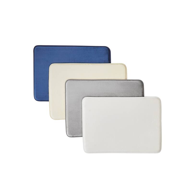 Royal Velvet Signature Solid Memory Foam Set of 2 Bath Rug