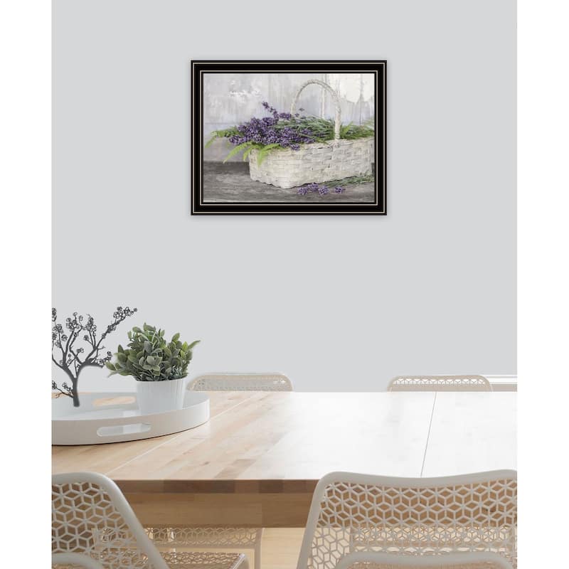 TrendyDecor4U Contemporary "My Lavender" Framed Print Wall Art