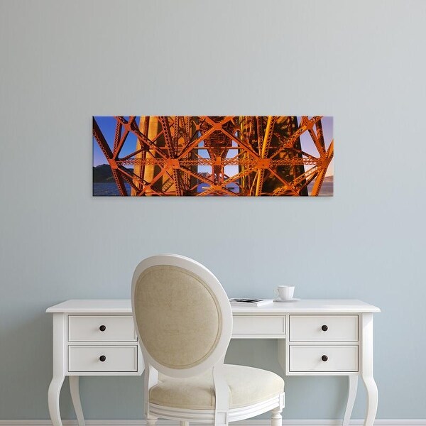 Easy Art Prints Panoramic Images's 'Golden Gate Bridge San Francisco CA USA' Premium Canvas Art
