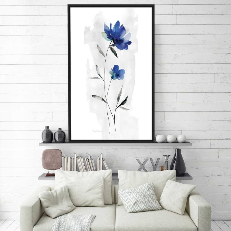 "Beautiful Blue I" by Carol Robinson Print on Floating Canvas