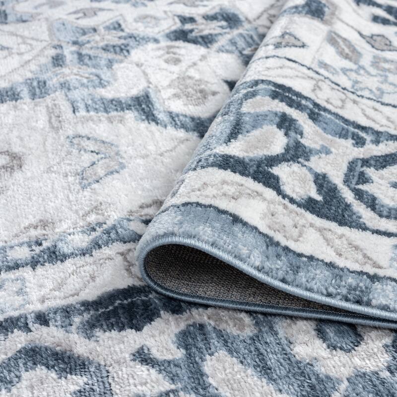 Linx Shabby Chic Medallion Indoor Area Rug