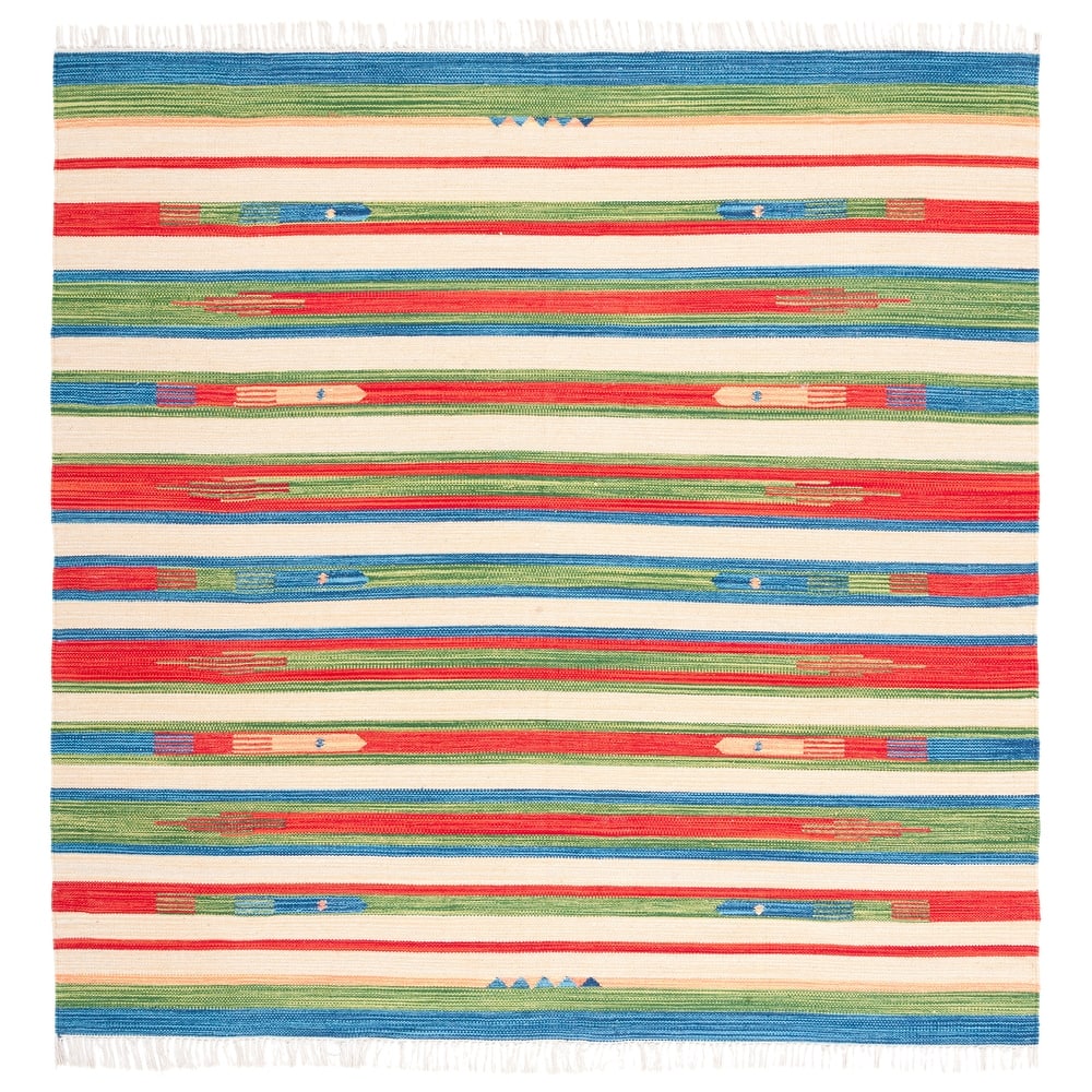 SAFAVIEH Handmade Montauk Tsunemi Southwestern Cotton Fringe Rug